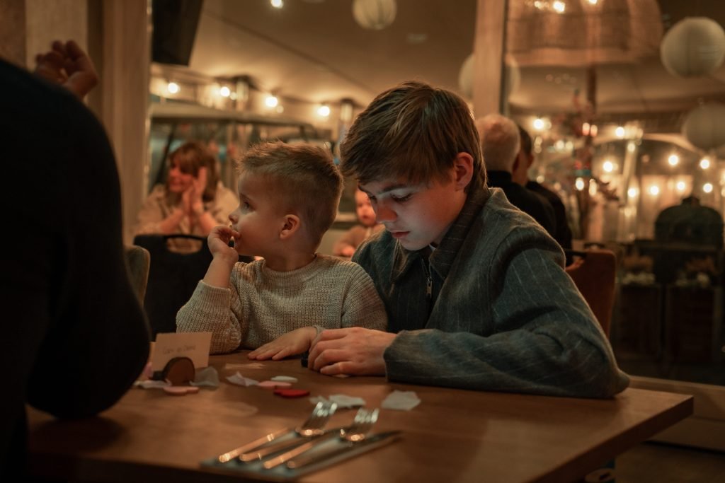 Kinderen aan tafel