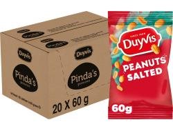 Gezouten pinda's kleinverpakking 60g