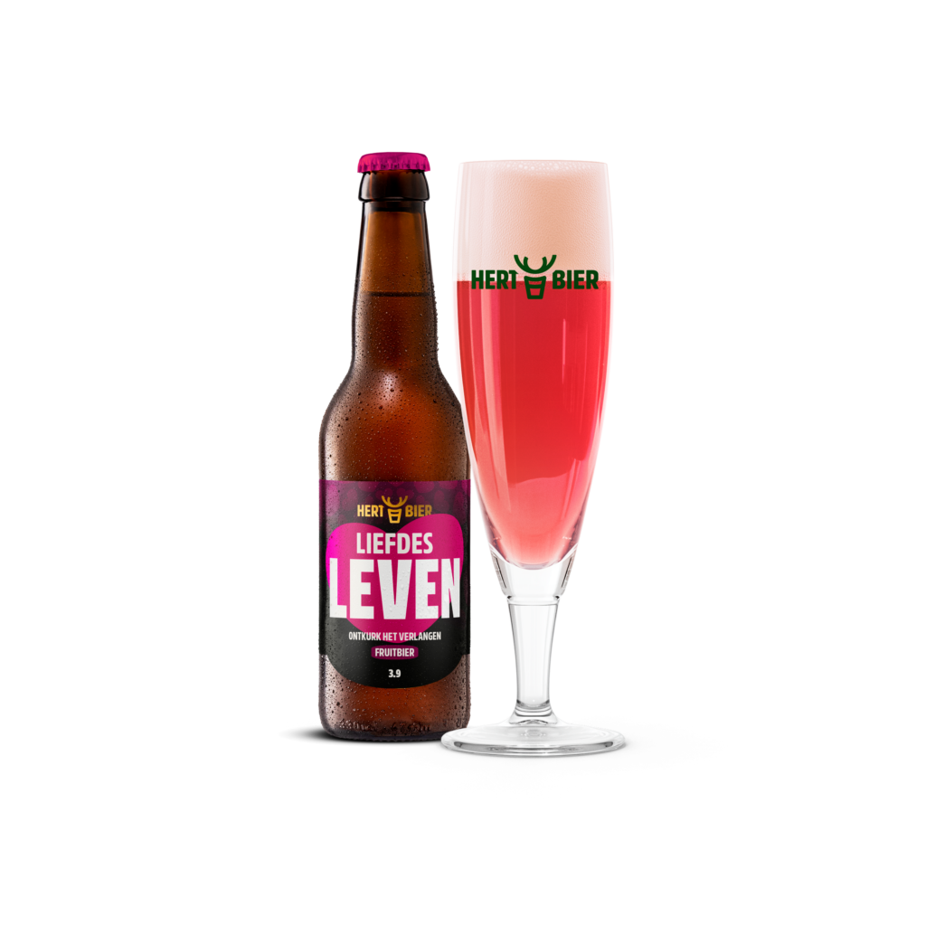 Groen Rood Bier Hert Bier Liefdes Leven Rood Fruit - Harderwold