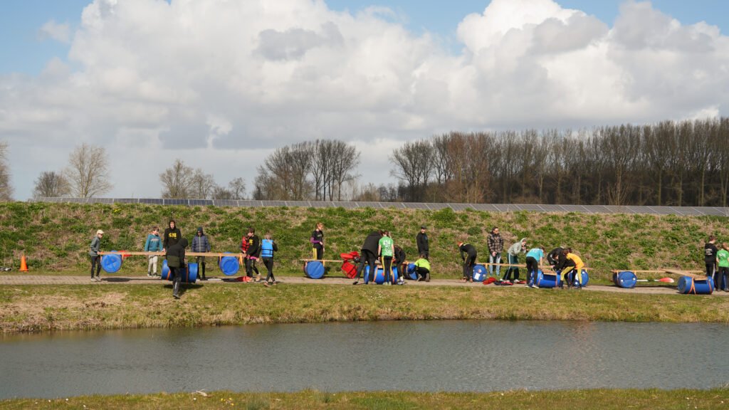 Vlotten bouwen groeps activiteit